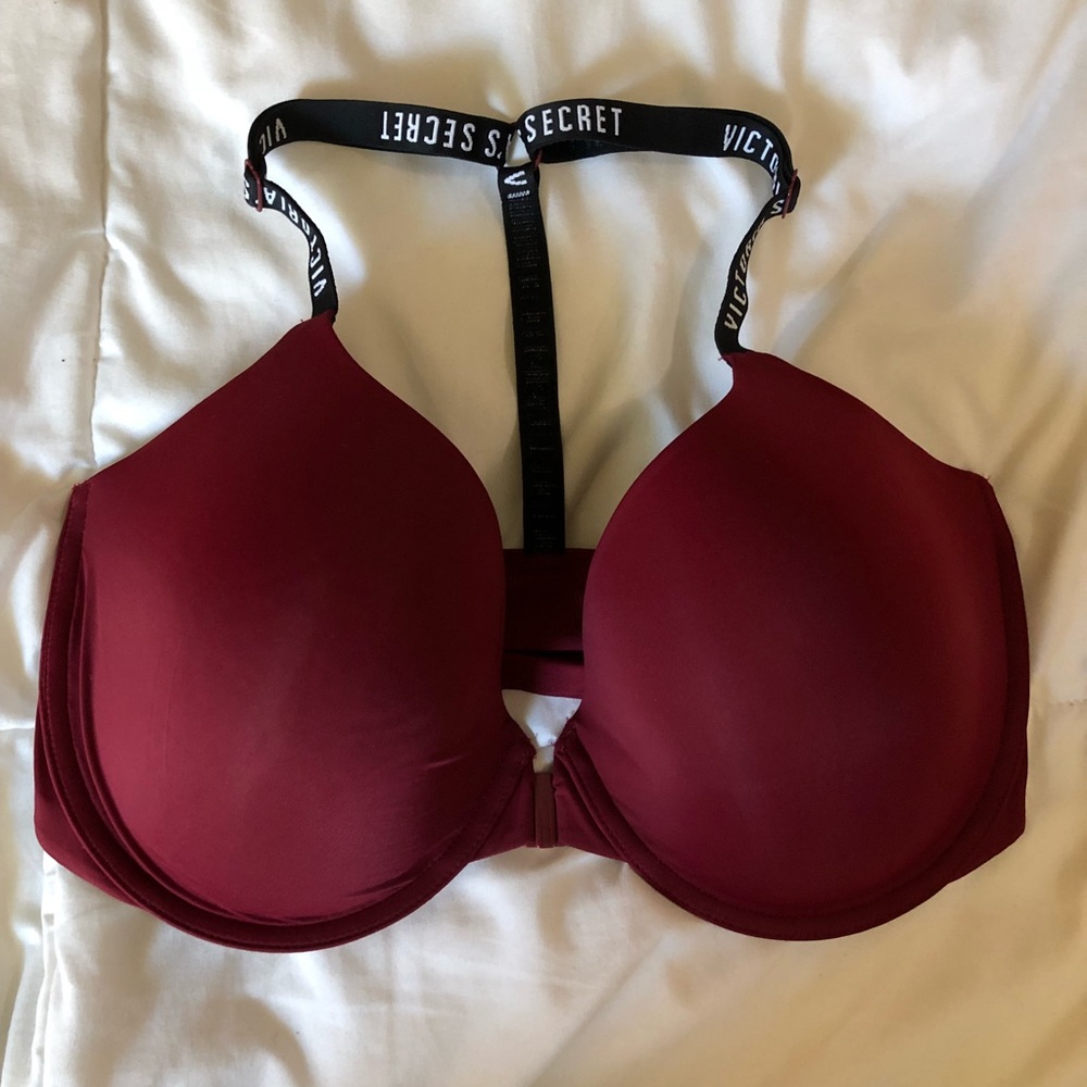 Racerback Demi Bra, with Front Closure